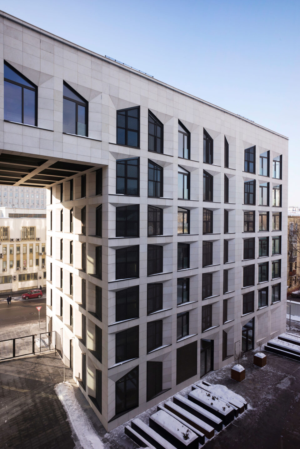 Pfosten-Riegel-Fassade von GIG FASSADEN