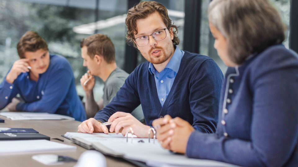 Internal coordination during the pre-construction phase.