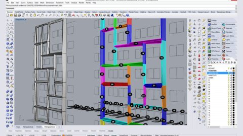 Aluminiumfeatures Modellierung in Rhino, Produktionsdaten Solidworks