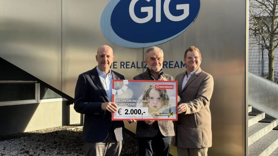 MeinBezirk Christkind Spende von GIG